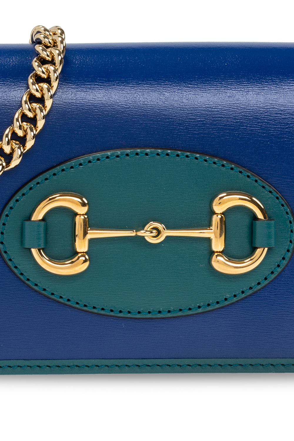 gucci Parfum ‘Horsebit 1955’ wallet with chain